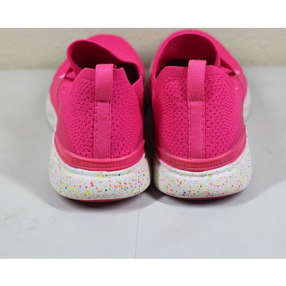 APL Techloom Bliss Sneakers Neon Barbie Pink Confetti Sole Sz 9.5 - Picture 3 of 6